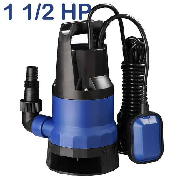 Sump Pump Flooded Cellar 1.5HP Aquarium and Irrigation Pond,Garden Submersible Clean/Dirty Water Pump Electric Clean Water Pump with Automatic Float Switch for Pool 1100W 